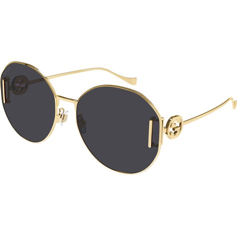 gucci geometric frame sunglasses|Gucci round sunglasses women.